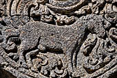 Candi Panataran - Main Temple. Animal roundel of the first register. 